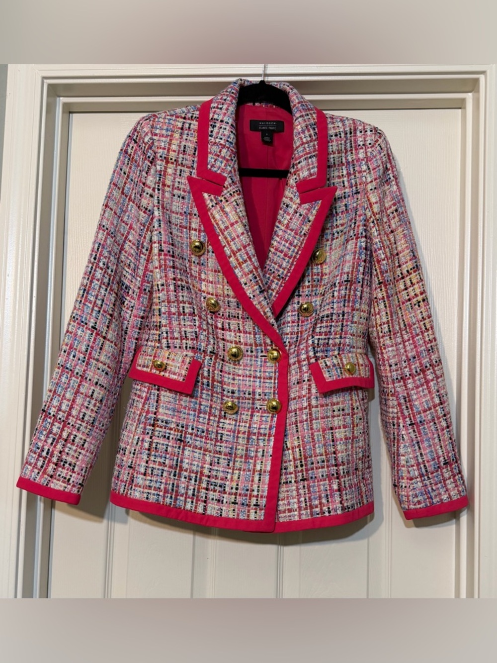 Halogen x Atlantic-Pacific Tweed Blazer